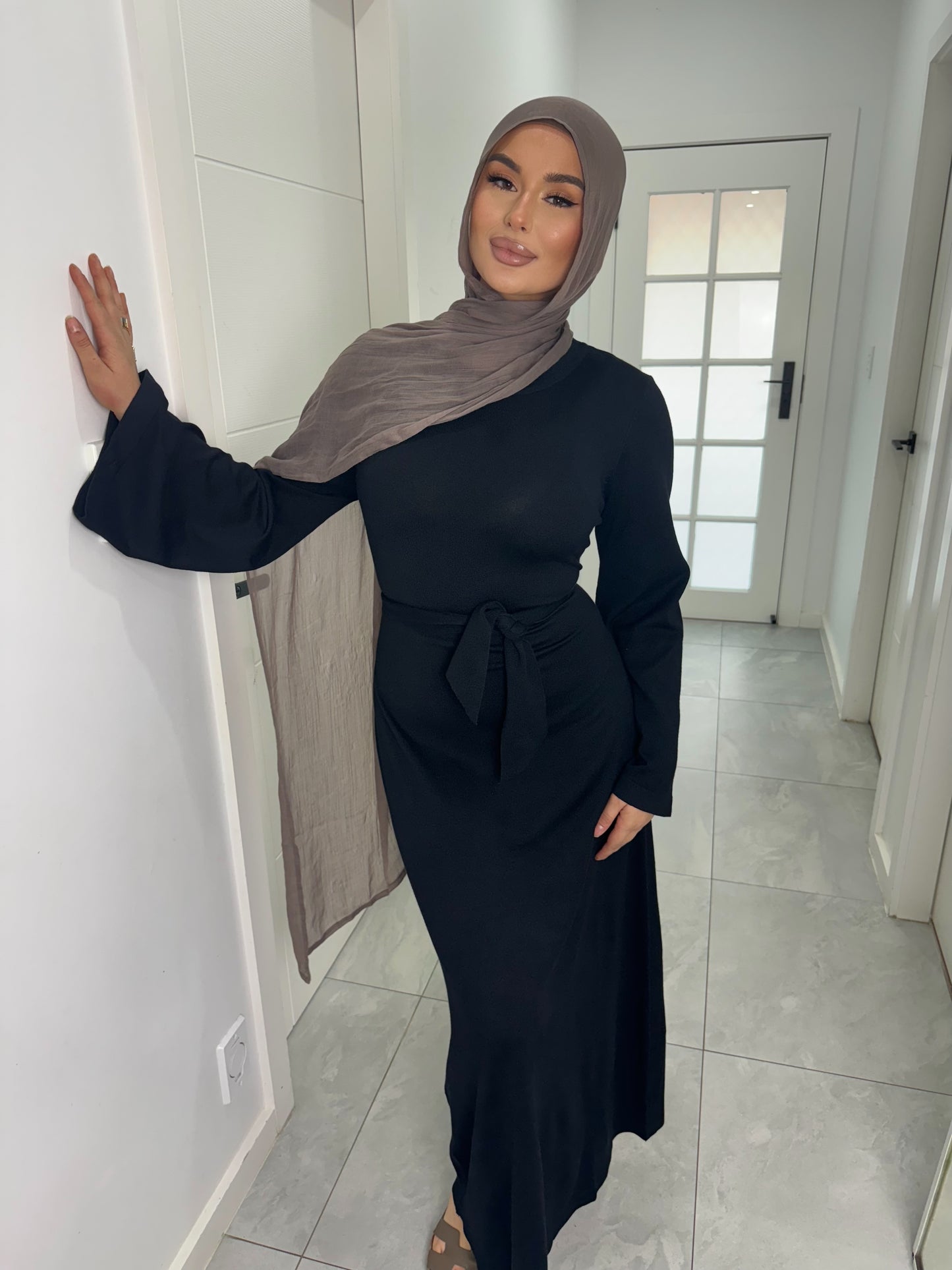 Lamar Knit Tie Dress