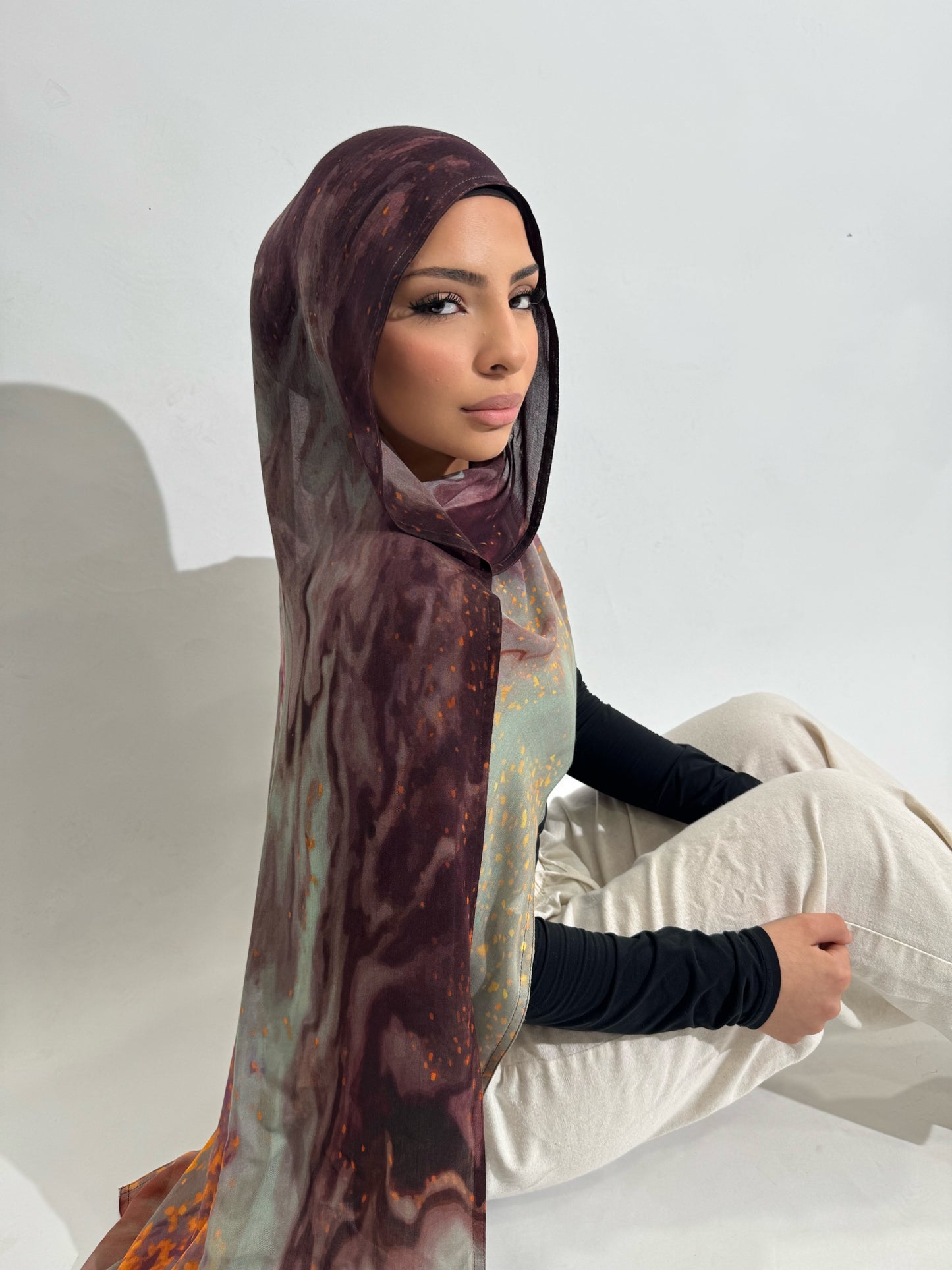 Quartz Print Hijab