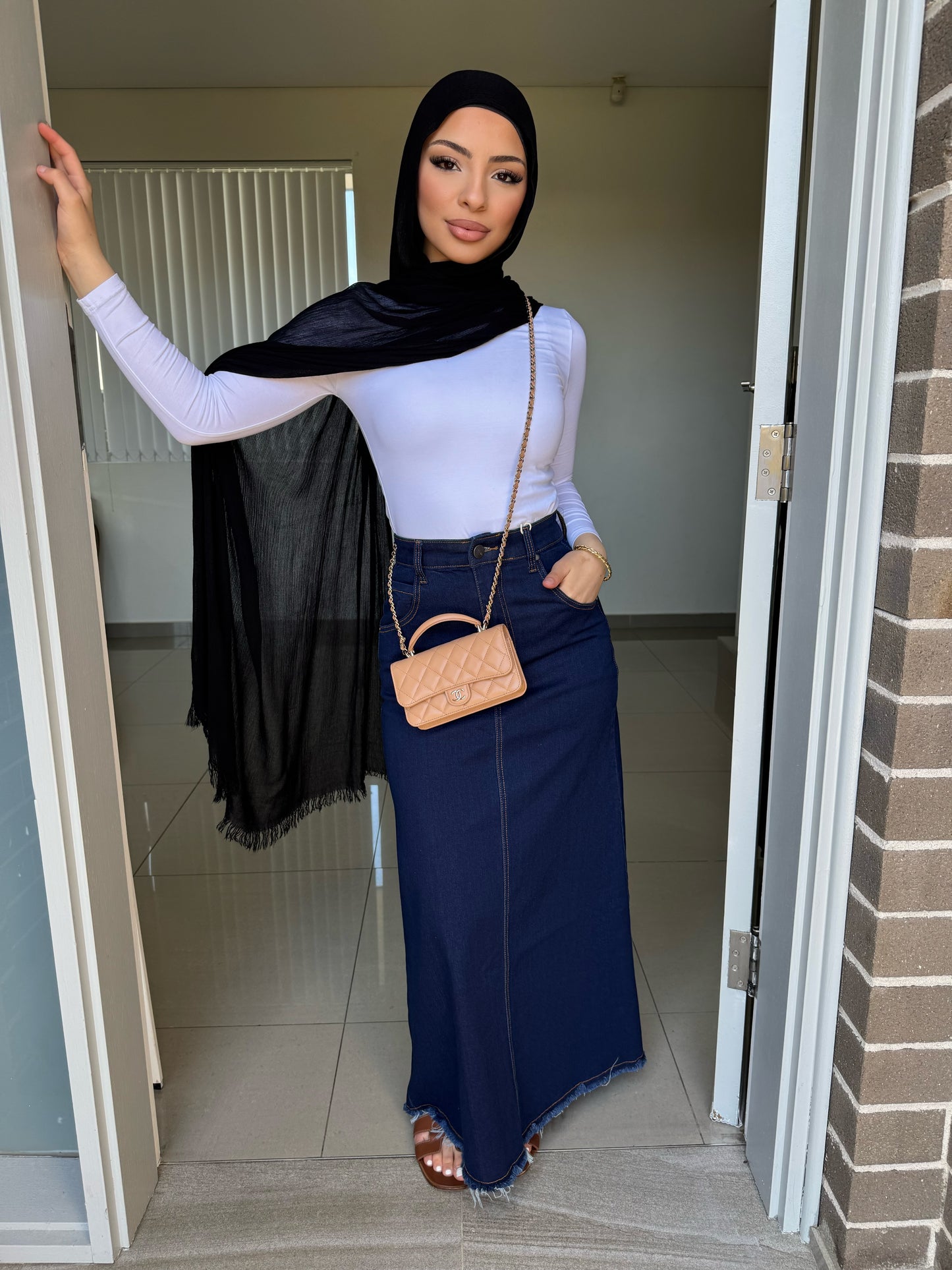 Amielle Denim Skirt