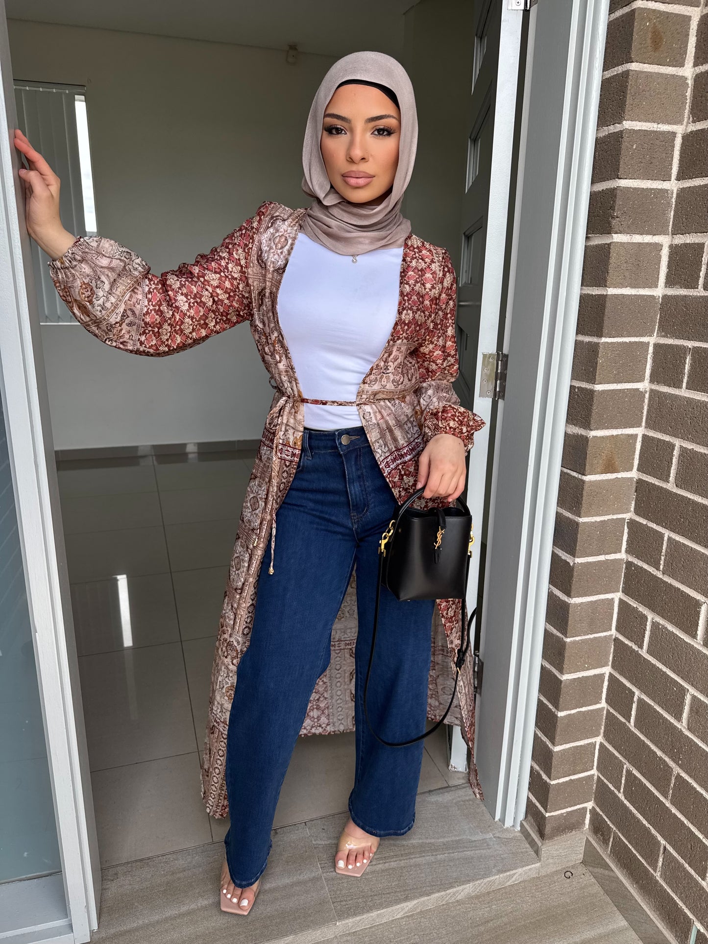 Jess Printed Cardigan