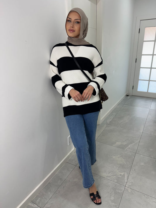 Striped Knit Jumper