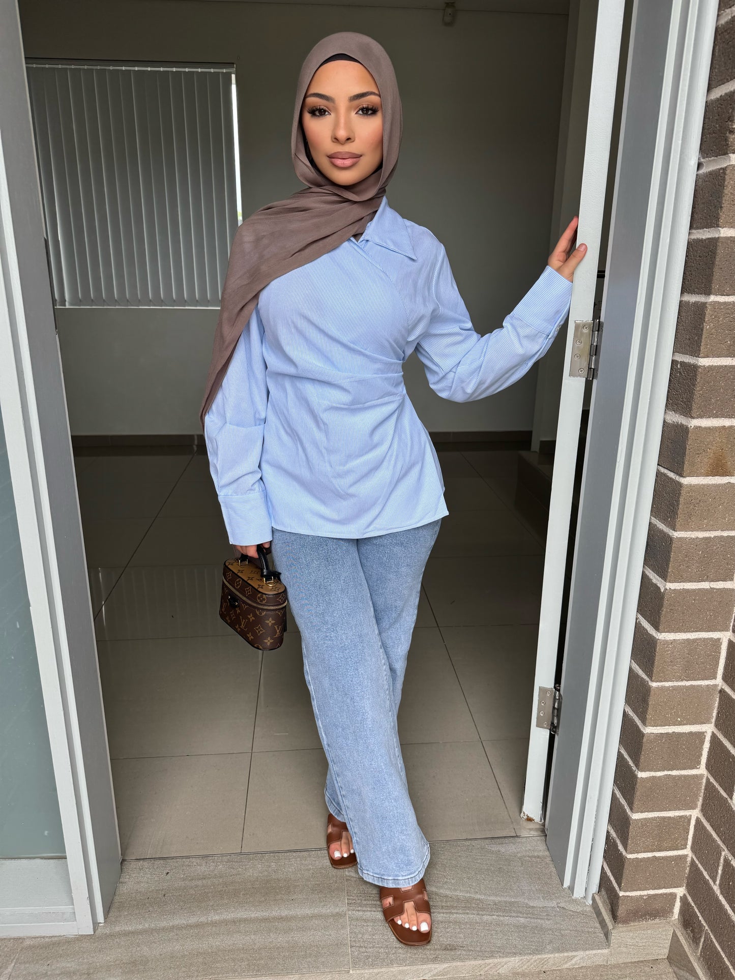 Sara Wrap Blouse