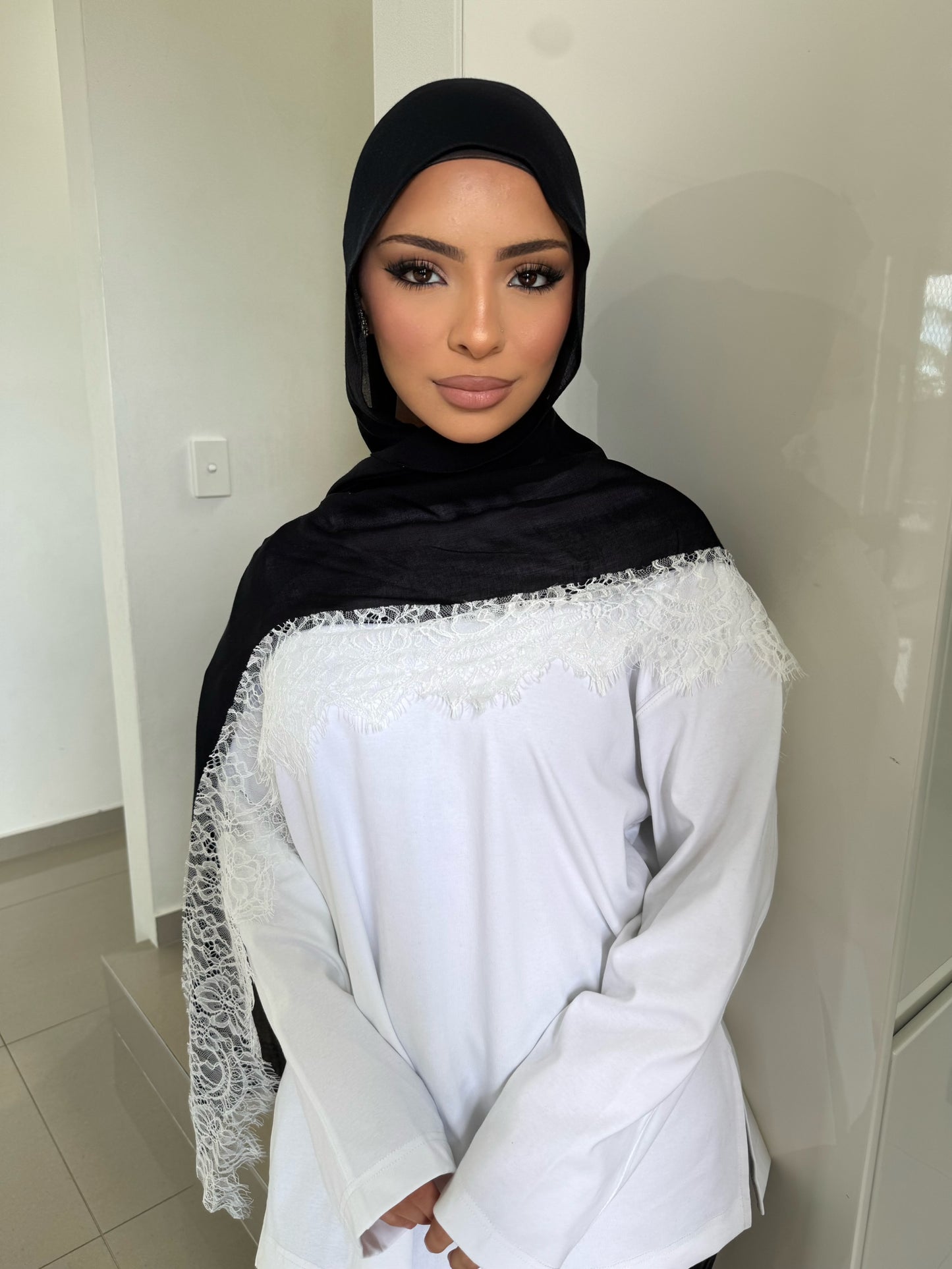 Lace Modal Hijab
