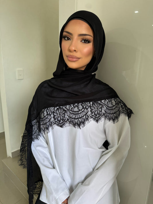 Lace Modal Hijab