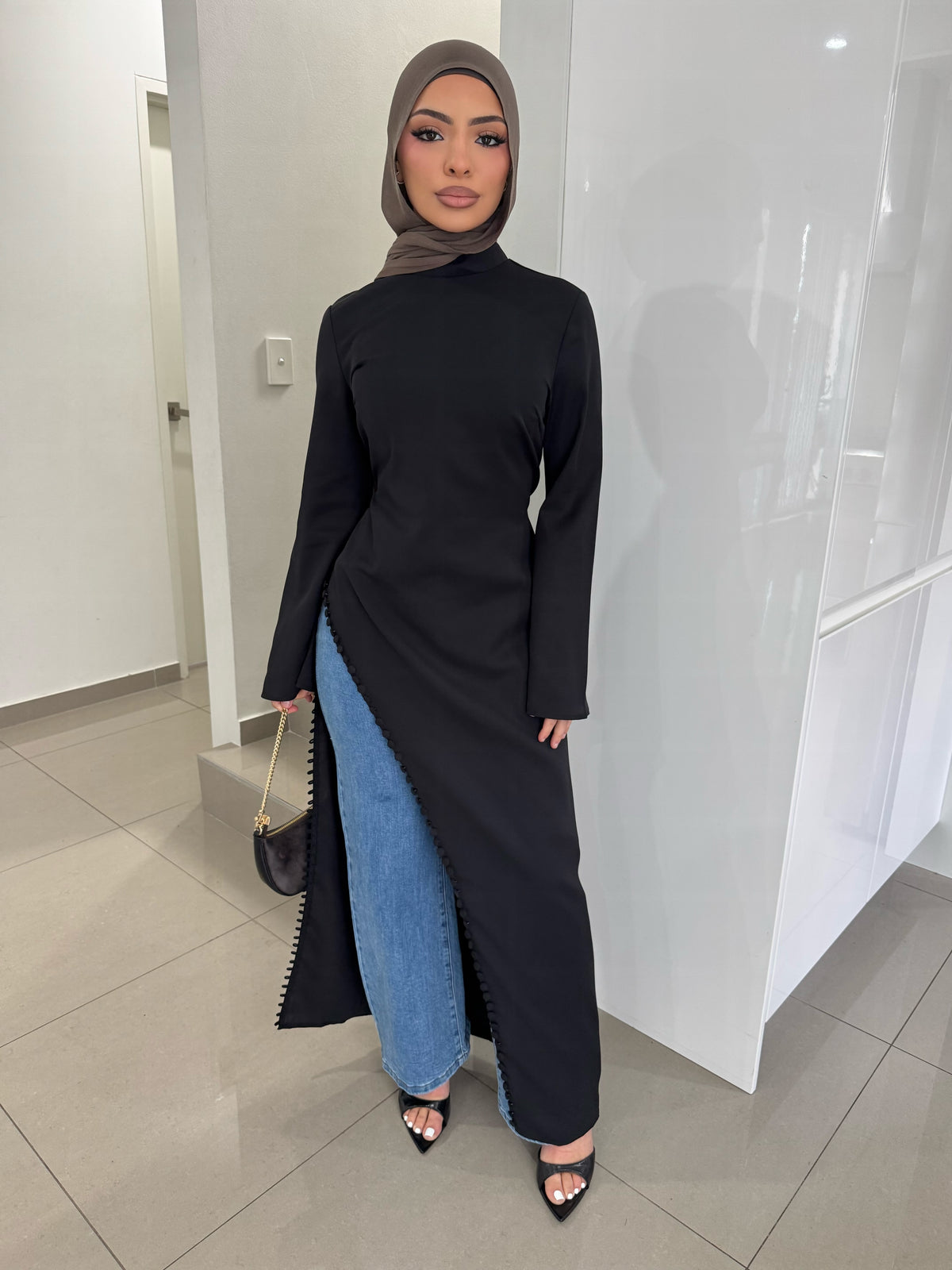 Asya Button Top