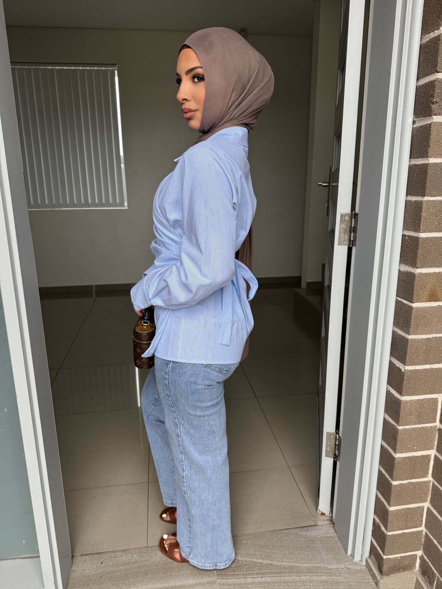 Sara Wrap Blouse