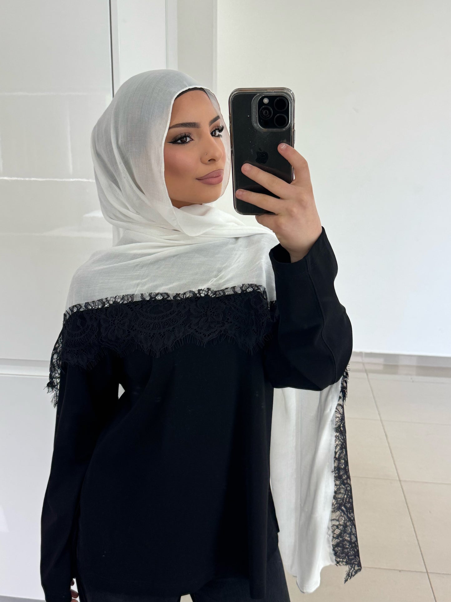 Lace Modal Hijab