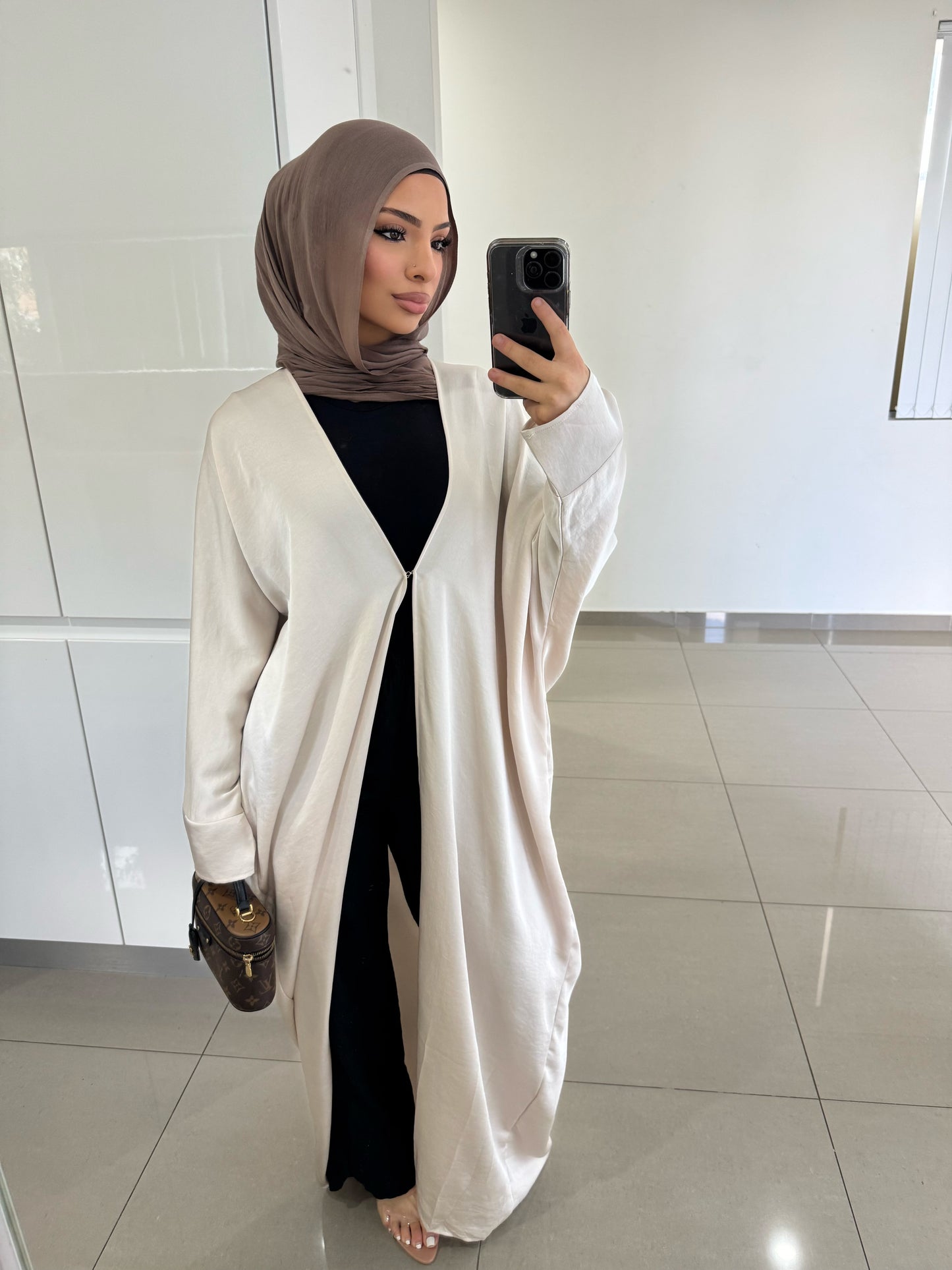 Hanah Satin Cape