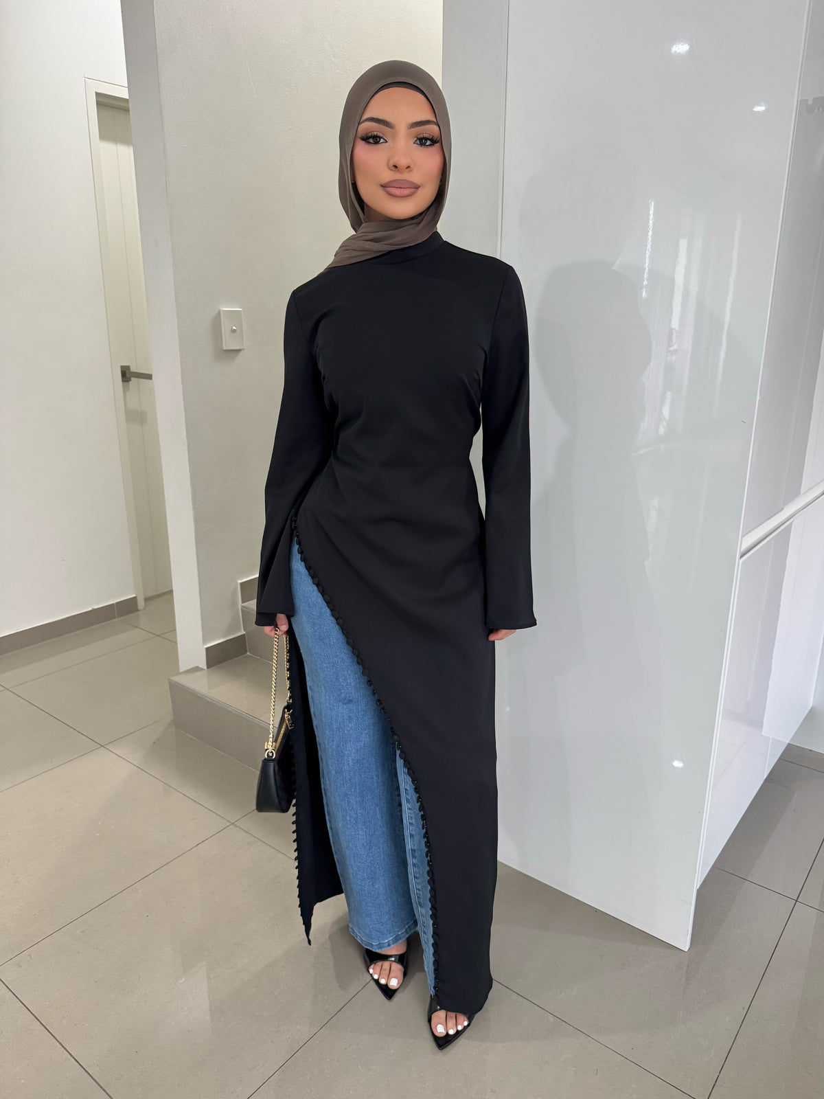 Asya Button Top