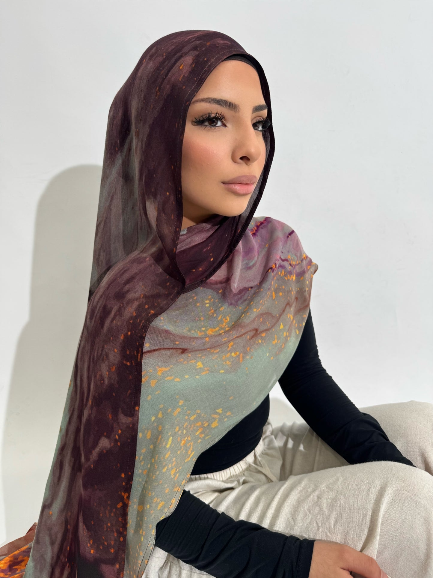 Quartz Print Hijab