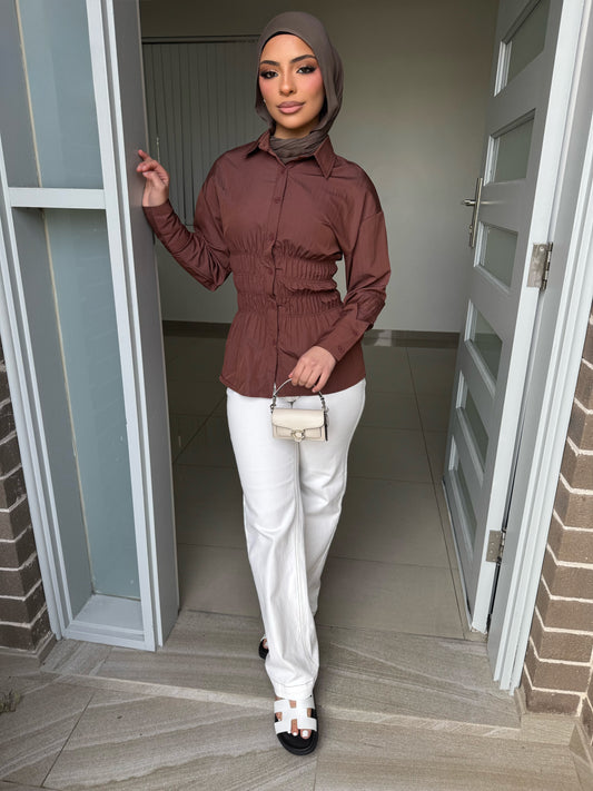 Maya Sinched Blouse