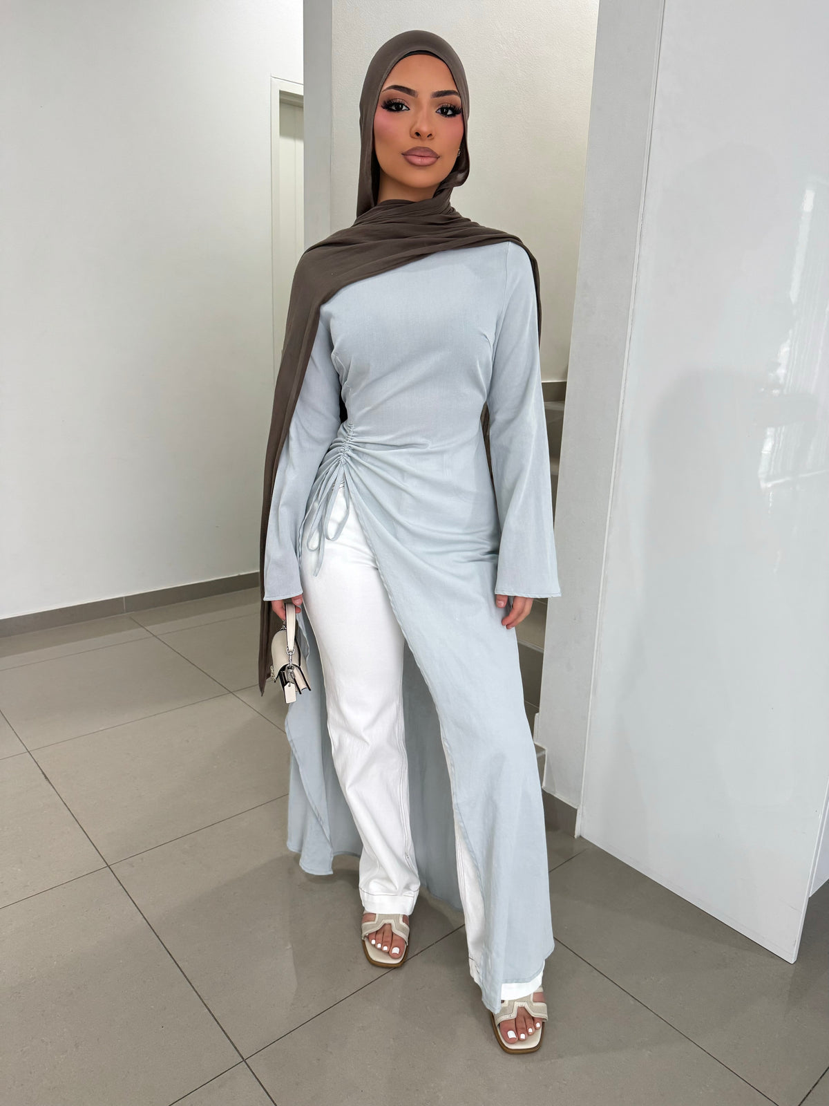 Sinched Long Blouse