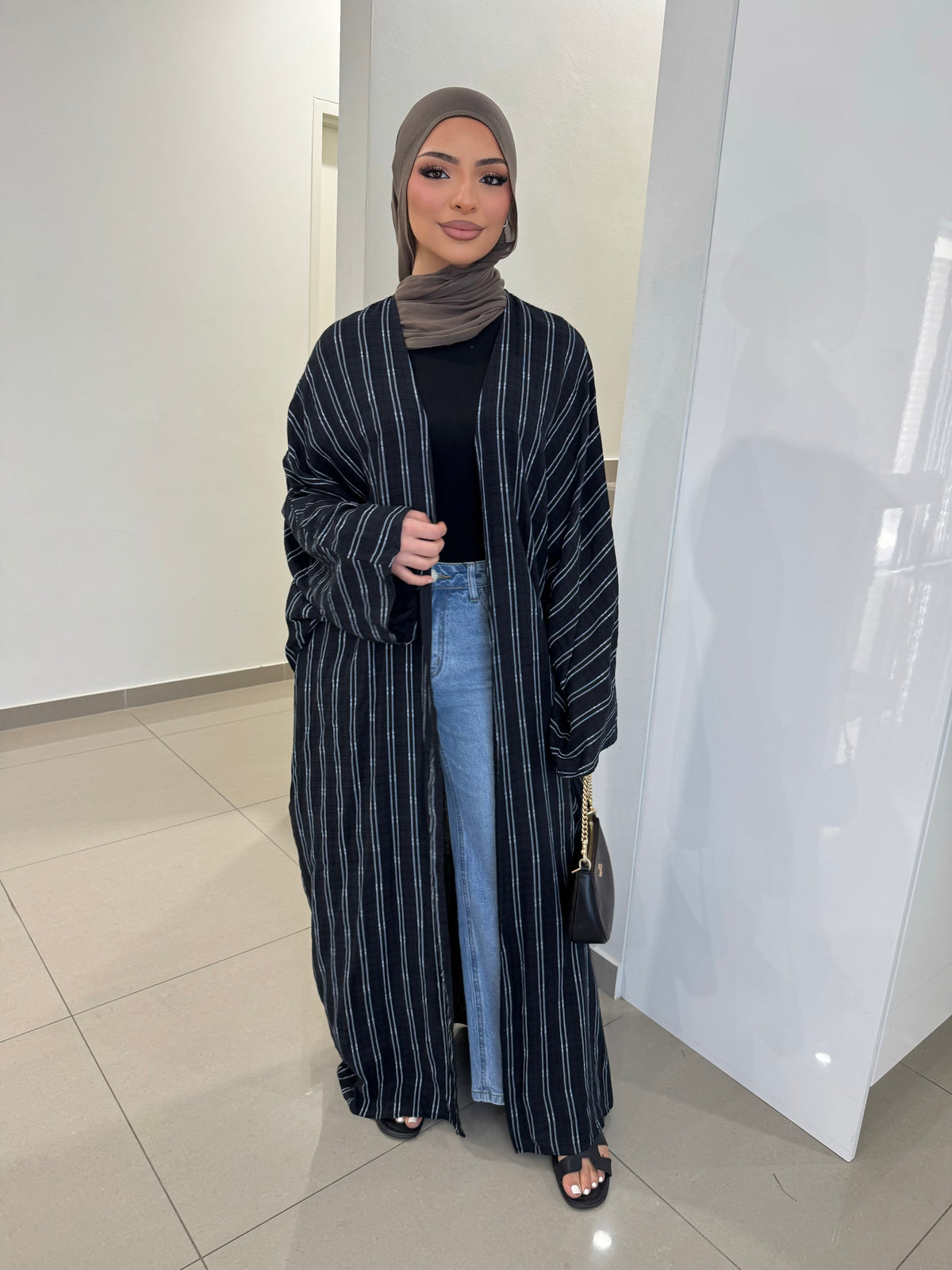 Dina Striped Cardigan
