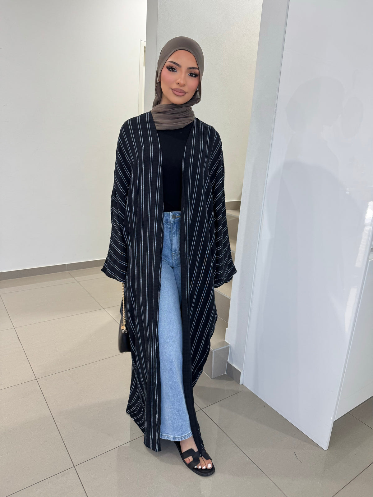 Dina Striped Cardigan