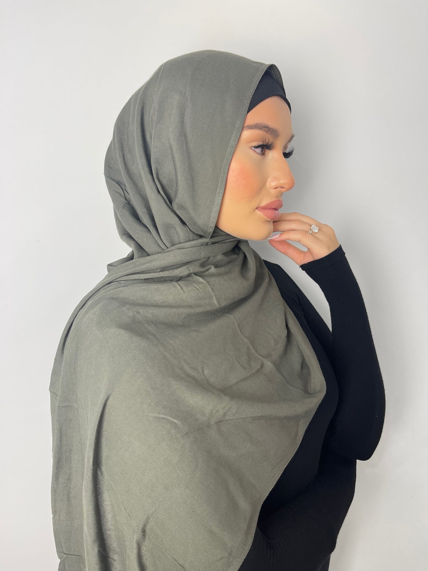 Moss Cotton Hijab